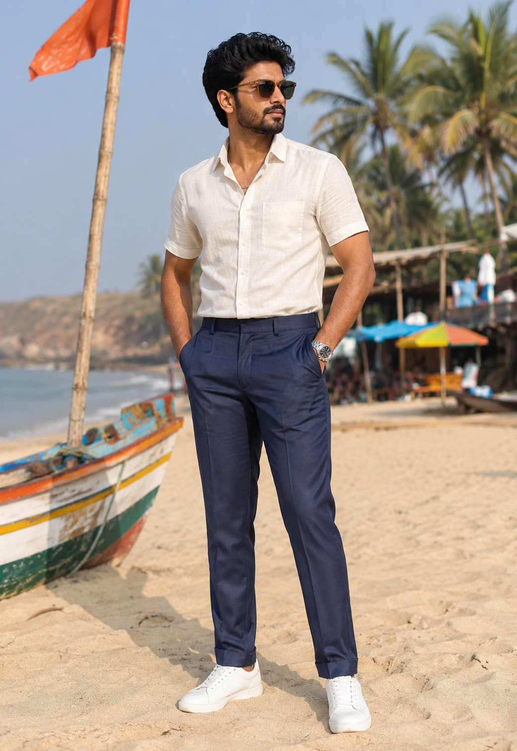 Men's Regular Fit Comfortable Casual Trouser